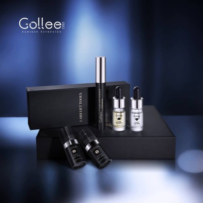 Gollee Oem Korean Kit Lash Perm Glue Lotion Perming Full Keratin Curling Semi Permania Professional Lift Eyelash Perm